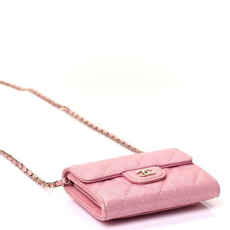 chanel flap card holder with chain|chanel caviar quilted card holder.